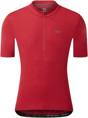 dhb 1-4 Zip Short Sleeve Jersey 2.0 - Jester Red - XL, Jester Red